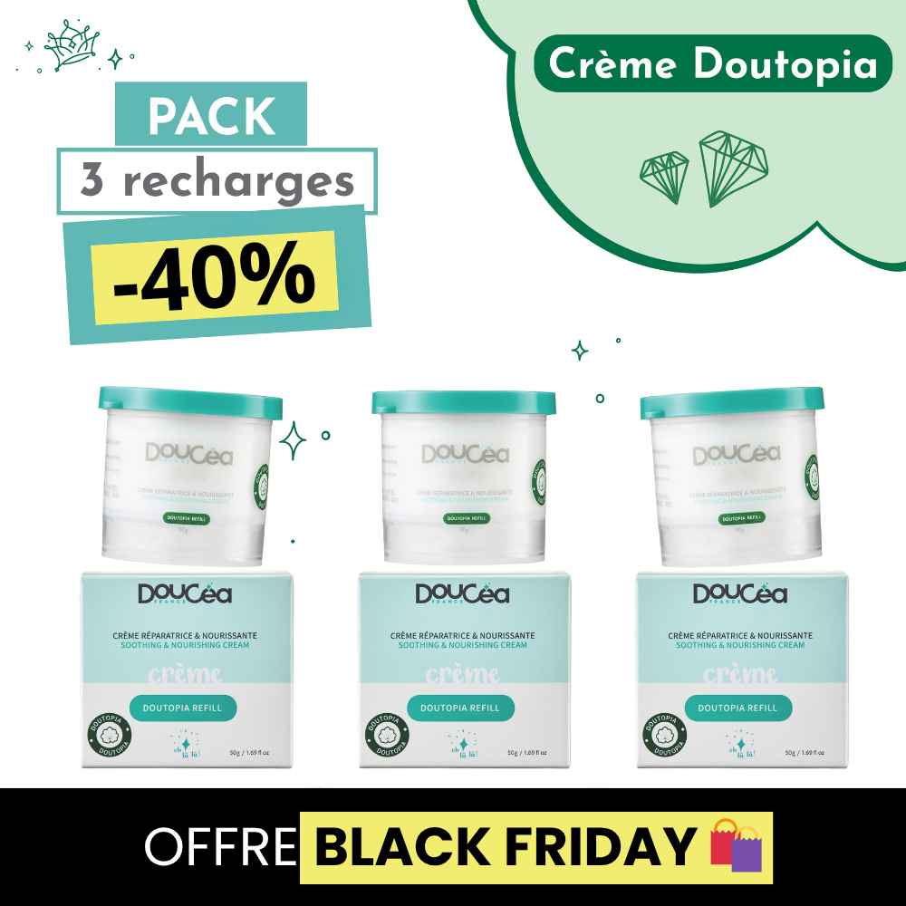 1 PACK OF 3 DOUTOPIA CREAM REFILLS • -20% OFF • Repairing Care for Very Dry and/or Atopic Skin