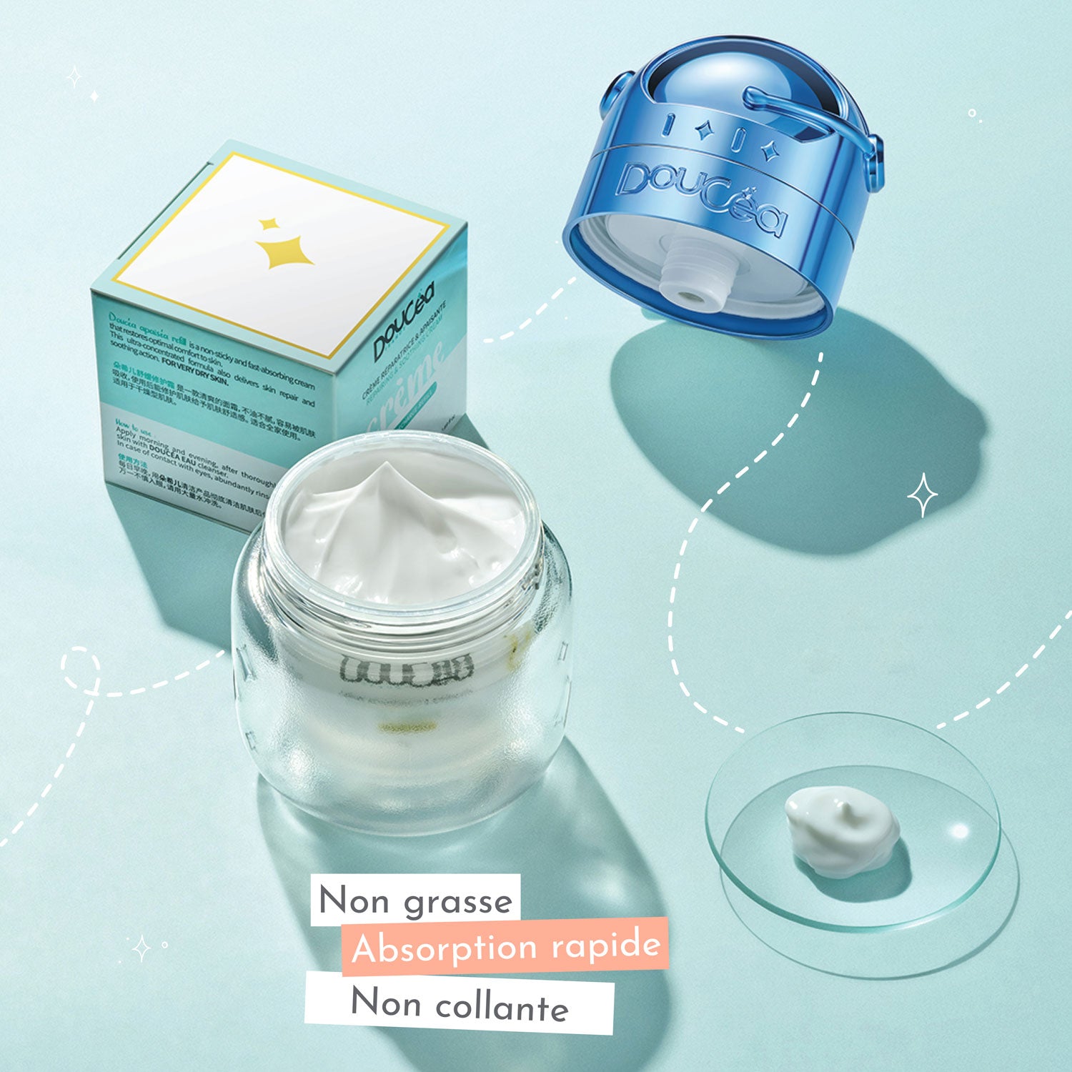 Soothing Care Gift Box "To explore" • Astronaut box + 2 APAISÉA creams