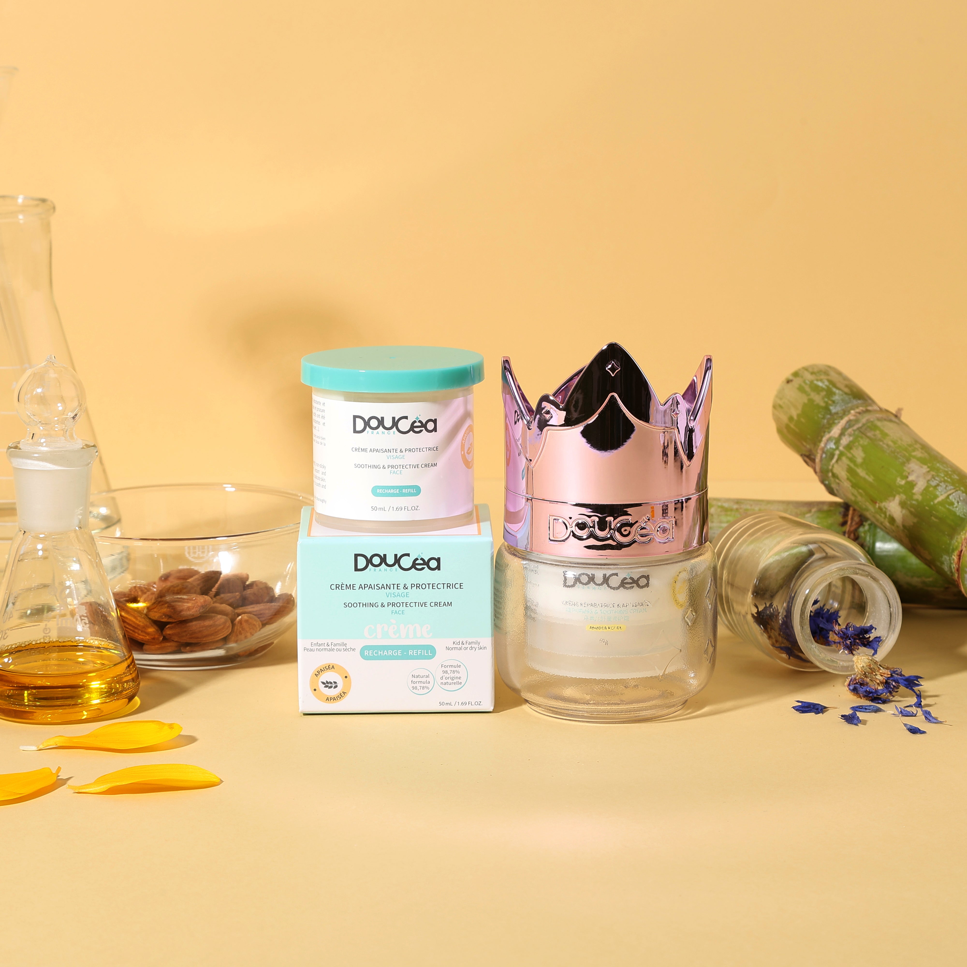 Soothing Care Gift Box "To dream" • Enchanting Box + 2 APAISÉA creams