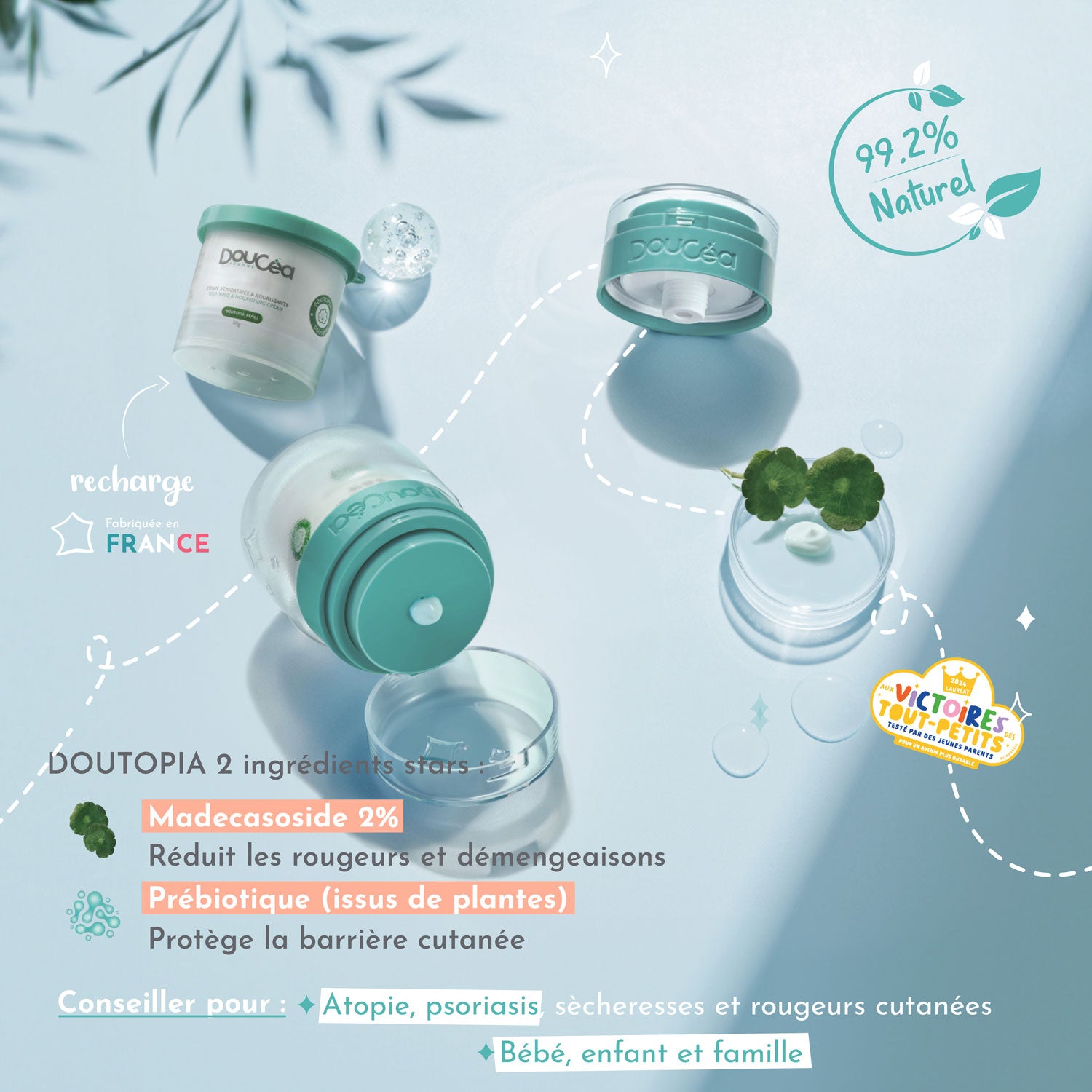 DOUTOPIA Cream Refill • Repairing Treatment for very dry and/or atopic skin