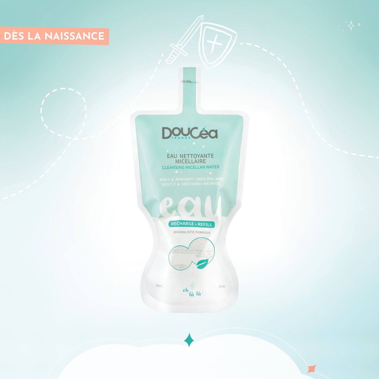 Micellar Water Refill 300 ml • Doucéa Cleansing Care