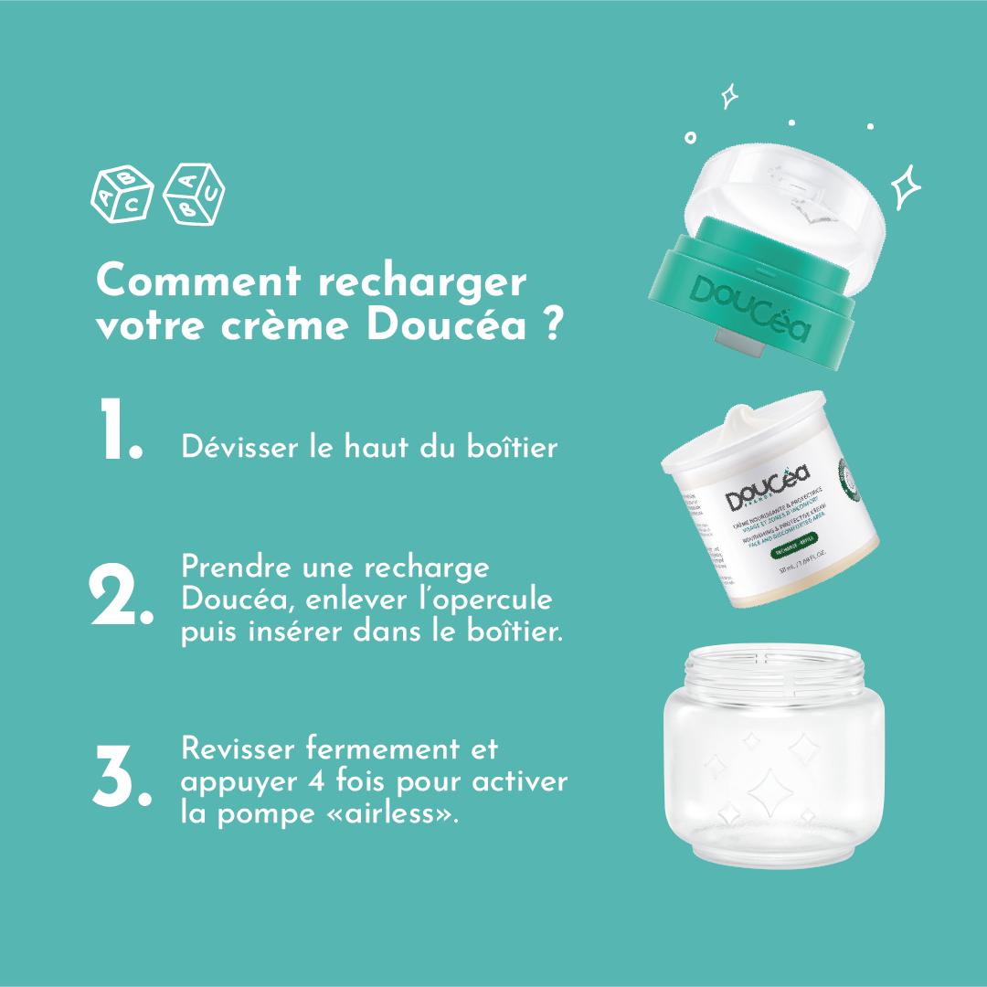 Crème réparatrice et son boitier rechargeable - Doutopia