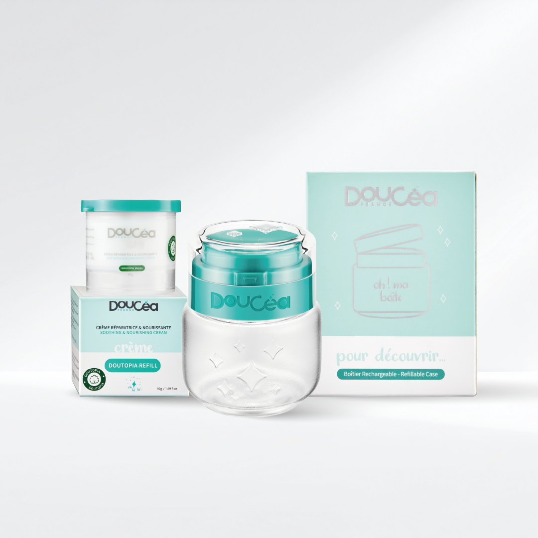 Crème réparatrice et son boitier rechargeable - Doutopia