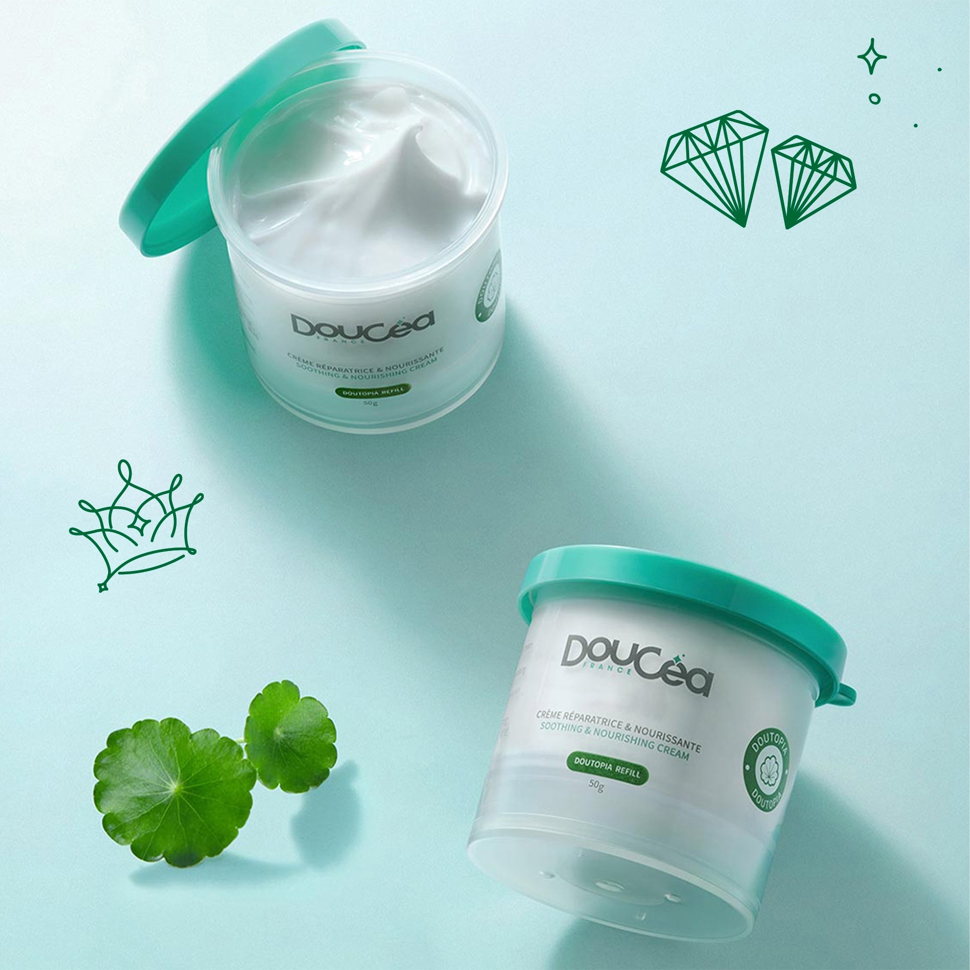 DOUTOPIA Cream Refill • Repairing Treatment for very dry and/or atopic skin