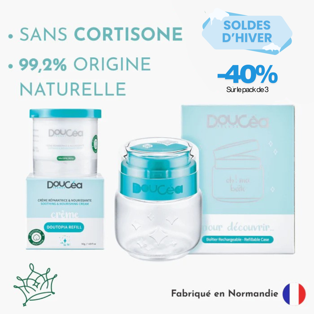 Kit Soin Réparateur • Crème DOUTOPIA + Boîtier