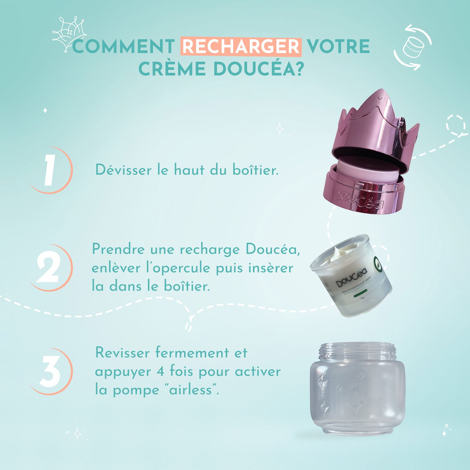 Crème DOUTOPIA + boîtier "Pour rêver"