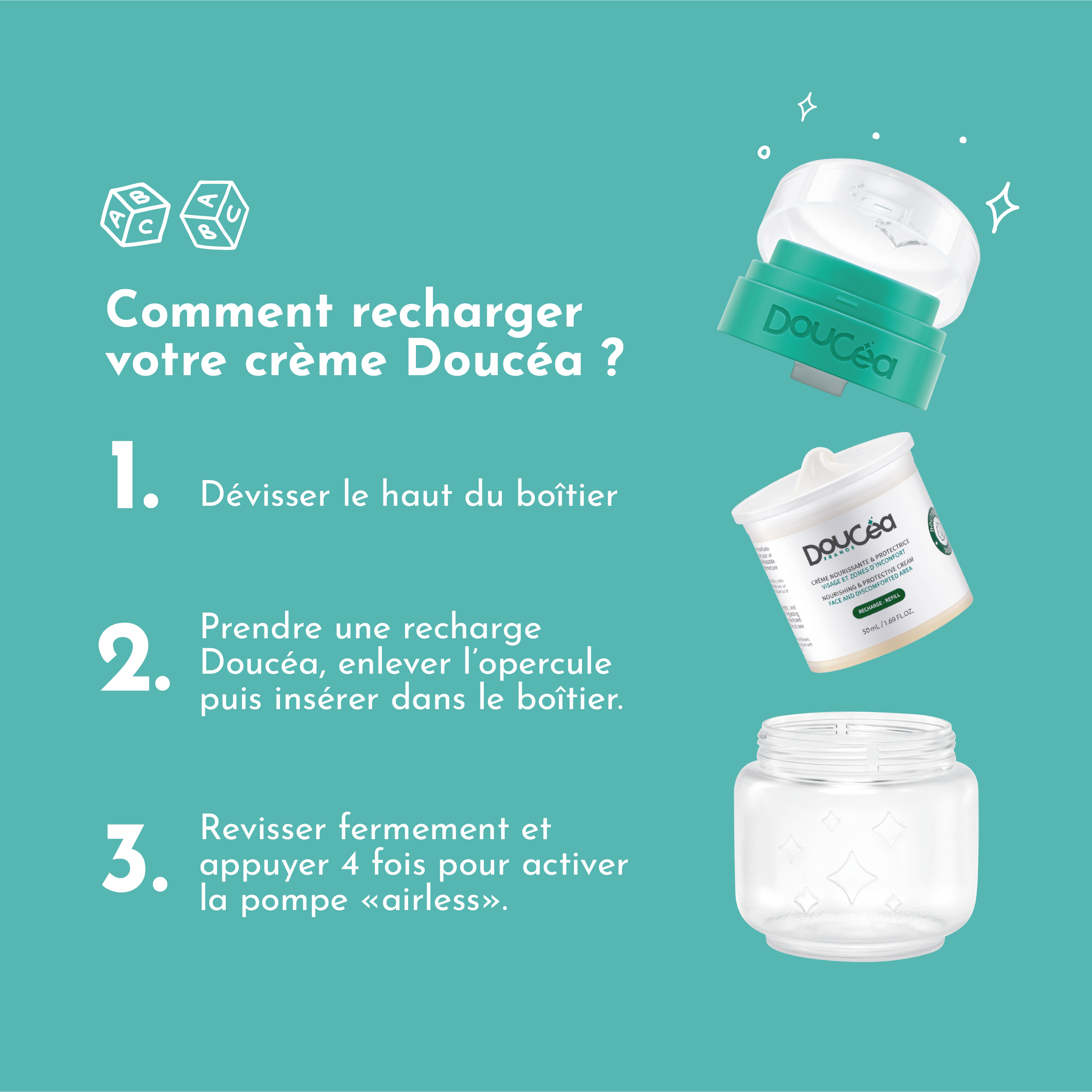 Crème réparatrice - recharge - Doutopia